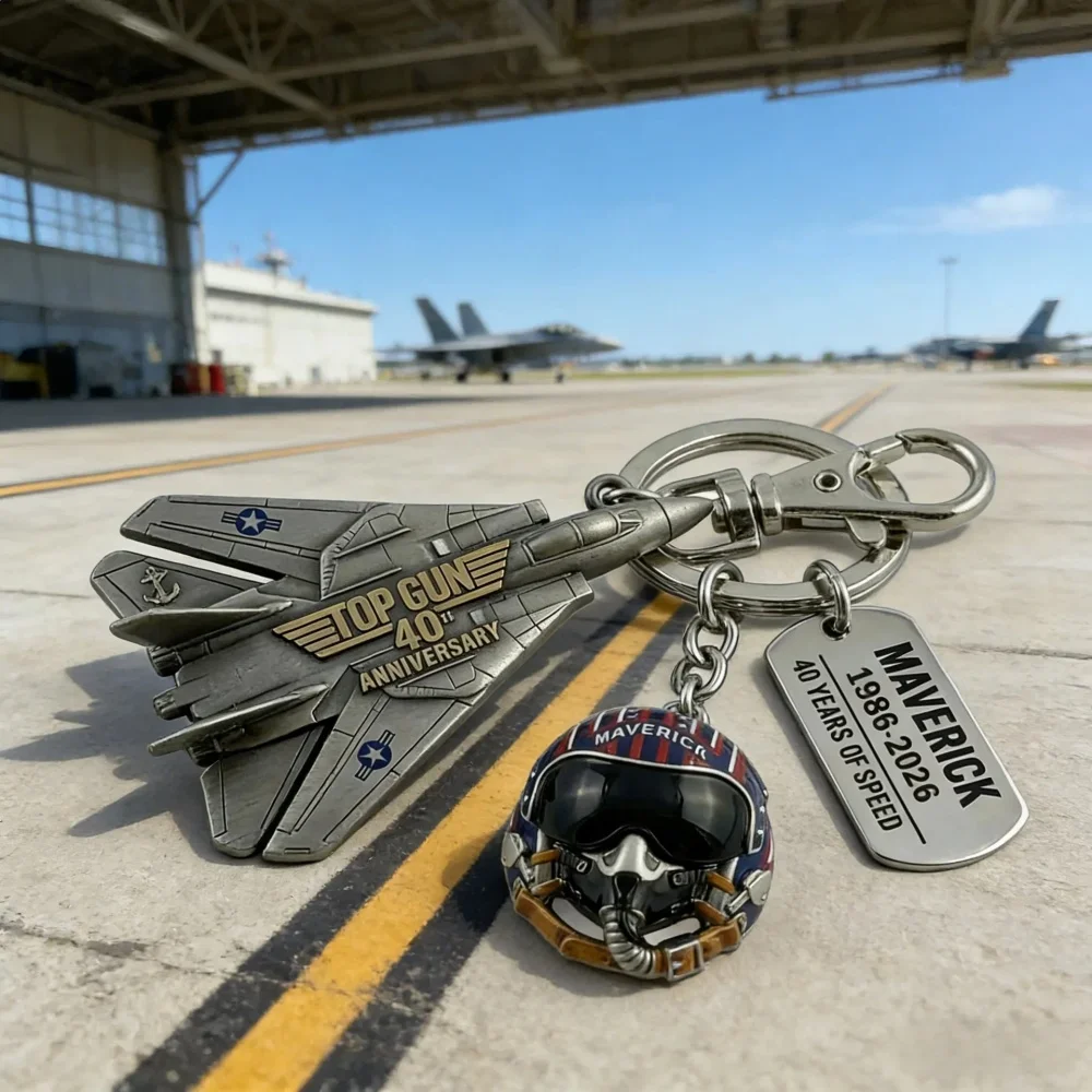 En Stock Llavero Top Gun 40 Aniversario, Figura Coleccionable de Pato Piloto para Cosplay, Regalo Exclusivo para Fans de la Película 2026