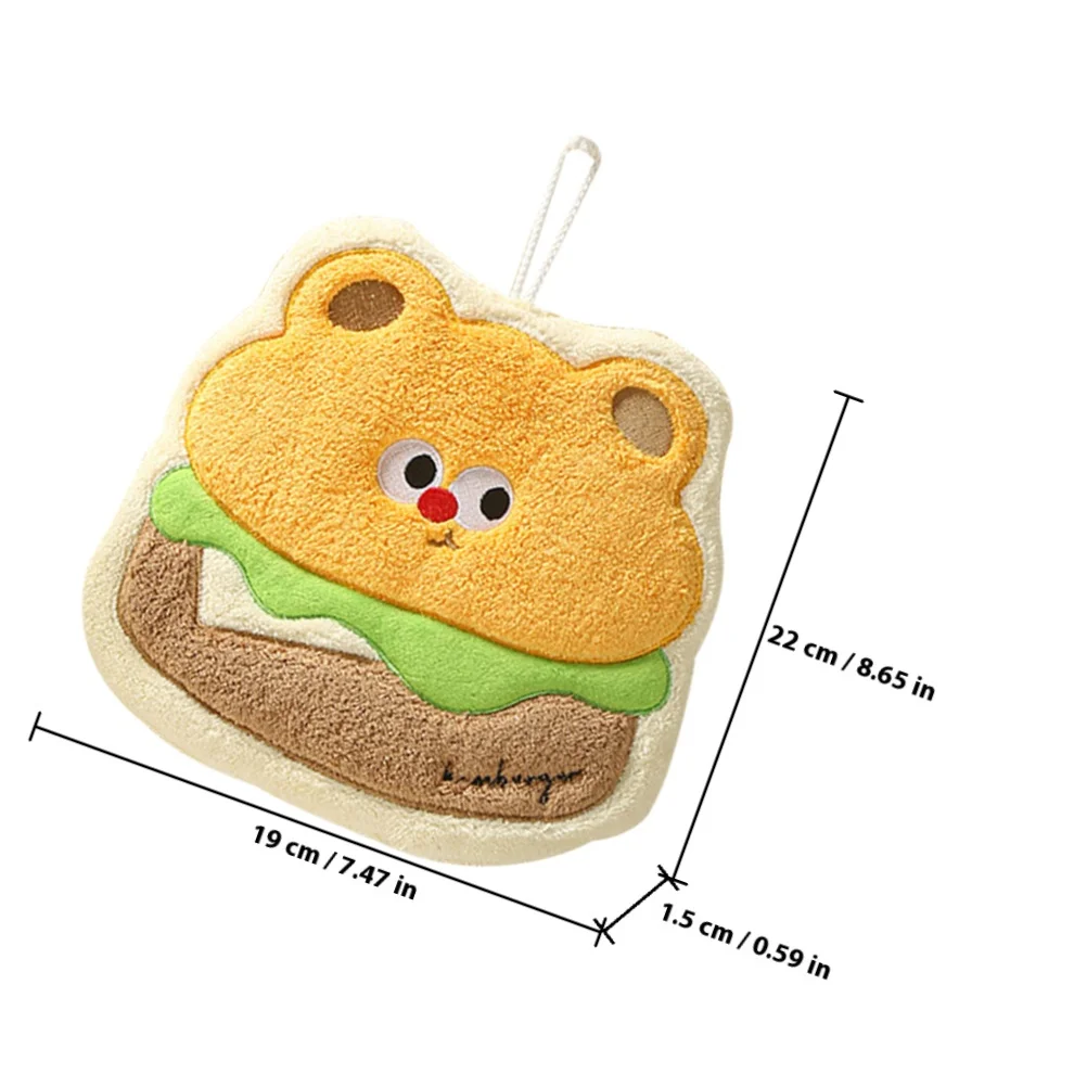 منشفة يد كرتونية من كابيلوك، منشفة مطبخ سريعة الجفاف، مناشف لطيفة للتجفيف للحمام والاستخدام المنزلي #5