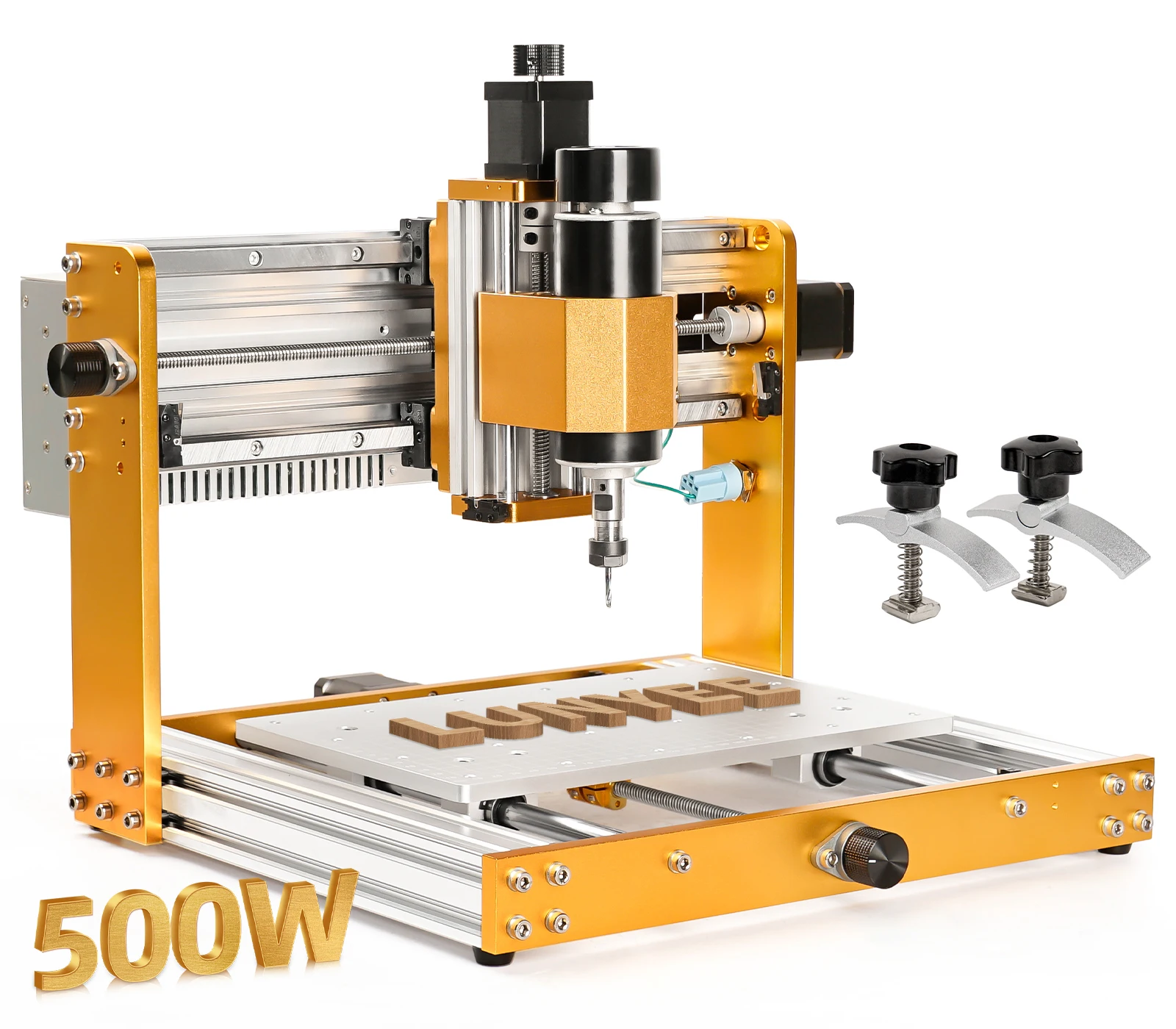 Cnc fräsmaschine 3018pro ultra mit 500w spindel für holz metall acryl mdf schnitzen, 3 achsen fräsen schneide maschine