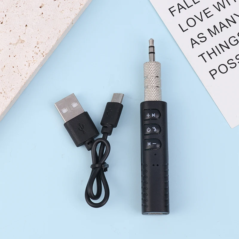 Mini Draadloze Bluetooth 5.0 Ontvanger 3.5Mm Auto Bluetooth Zender Adapter Geschikt Voor Auto Muziek/Audio/Hoofdtelefoon Ontvanger