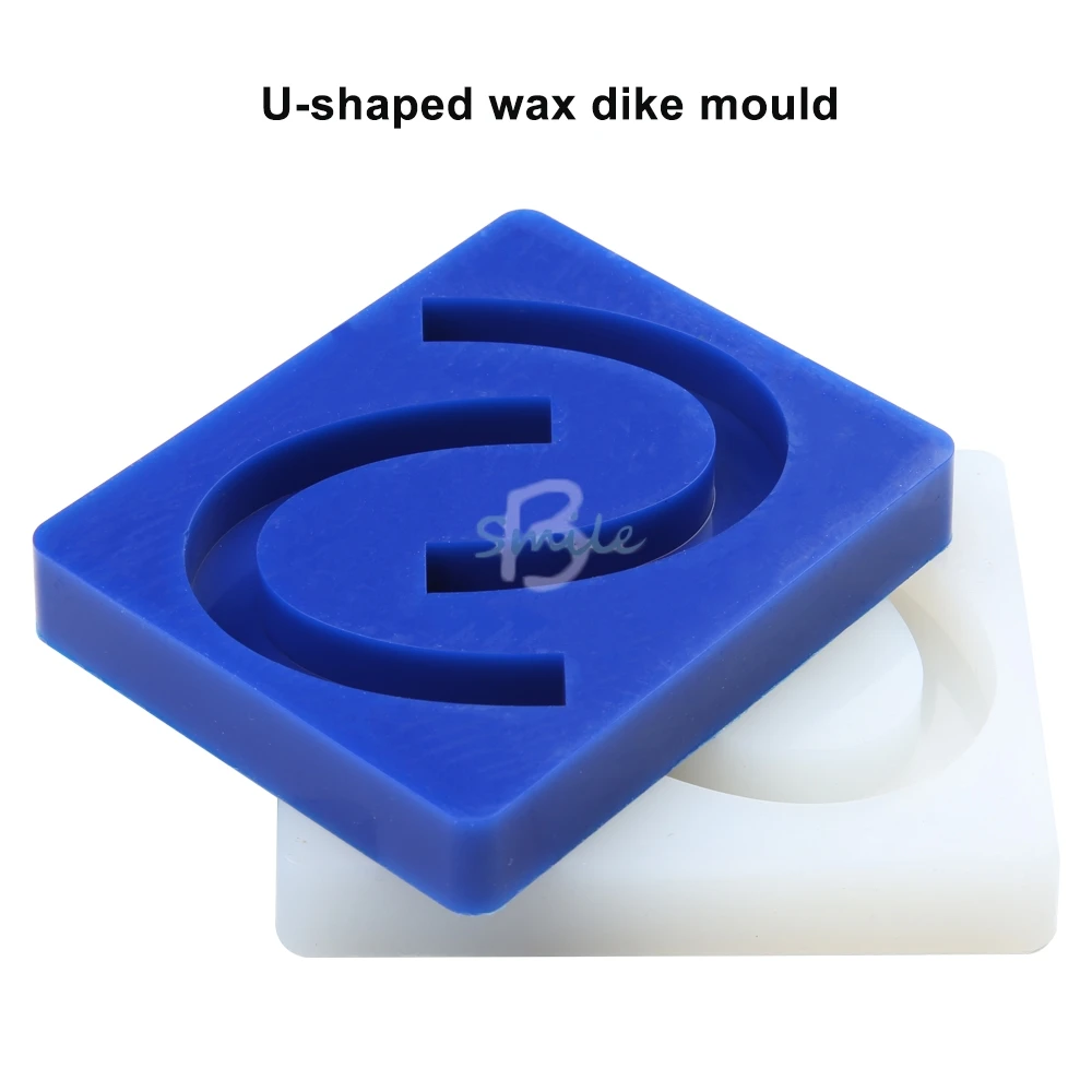 new dental silicone rubber individual tray wax Dental Model Base molding mould lab tool tray mold wax teeth Module mould