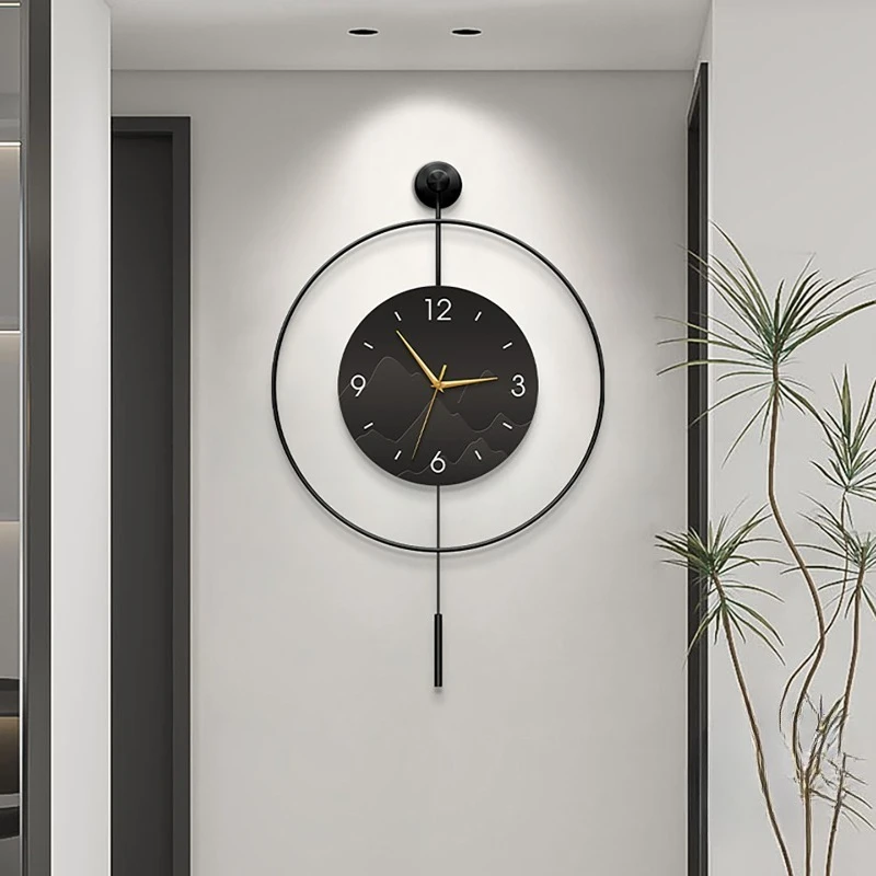 Aesthetic Wall Clocks Creative Design Korean Simple Fashion Wall Clocks Modern Led Orologio Da Parete Room Decorations