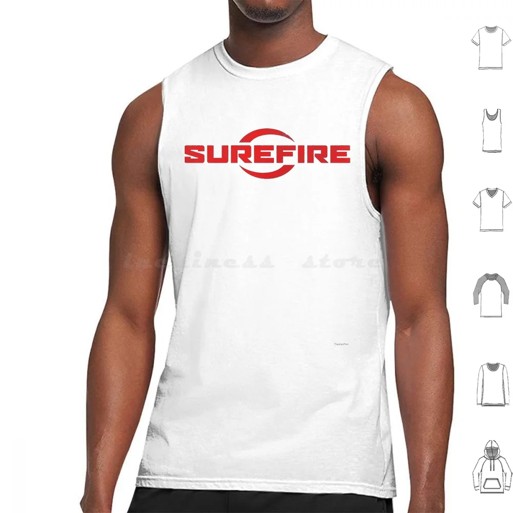 Surefire Tank Tops Print Cotton Pistols Rifles Ruger Remington Benelli Savage Arms Taurus Guns Tactical Dad Grandpa Uncle