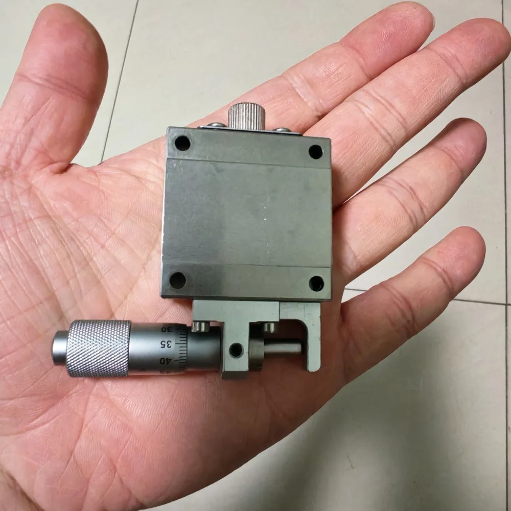 40mm Stainless Steel X Axis Precision Fine Adjustment Platform Dismantling Parts