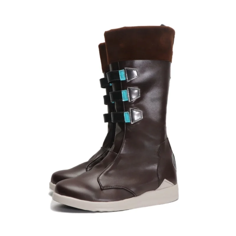Jogo valorant skye cosplay sapatos botas homens mulheres roleplay botas de luta sapatos de festa de halloween