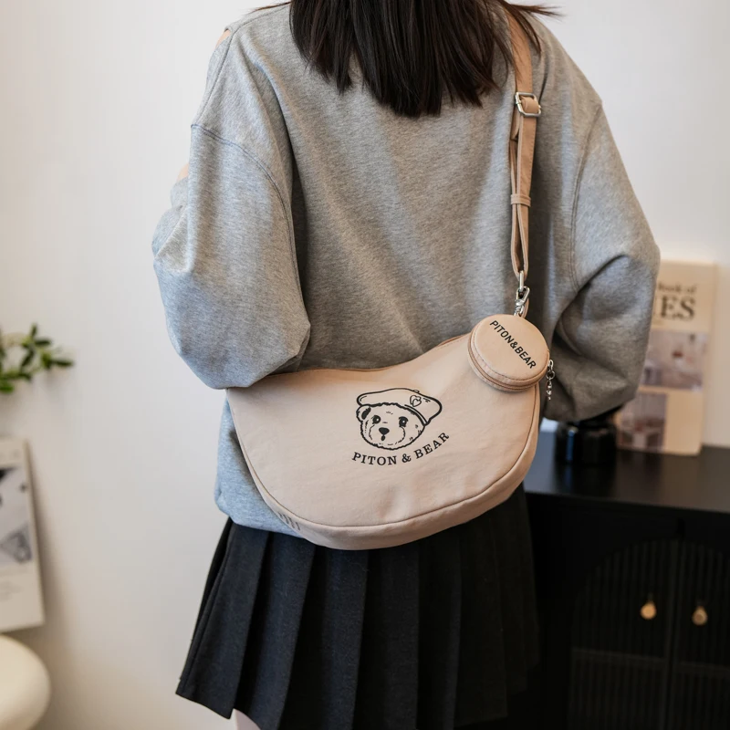 cute Little Bear in a hat design women\'s bag,fashion women shoulder bag with Coin wallet,crossbody bag for female messenger bag