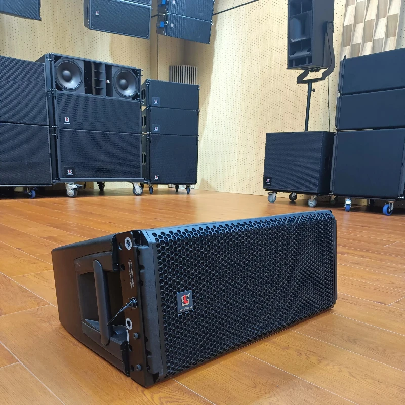 

Hot Selling Dual 10" Line Array Speakers Professional Plastic Box Pa System Speaker Professional