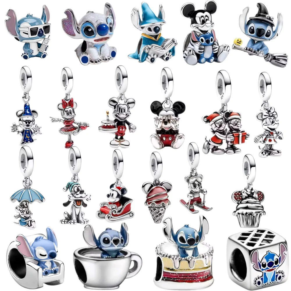 New 925 Silver,Mouse,Bear,Elephant,Cup Bead Pendant,Suitable for European Original Bracelet DIY Accessories Exquisite Jewelry - view 6