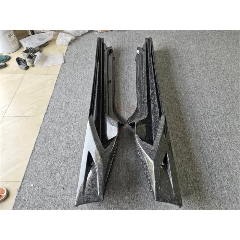 

For Lamborghini Huracan LP580 LP610-4 Vors Style Bodykit Forged Carbon Fiber Skirt Side Spoiler