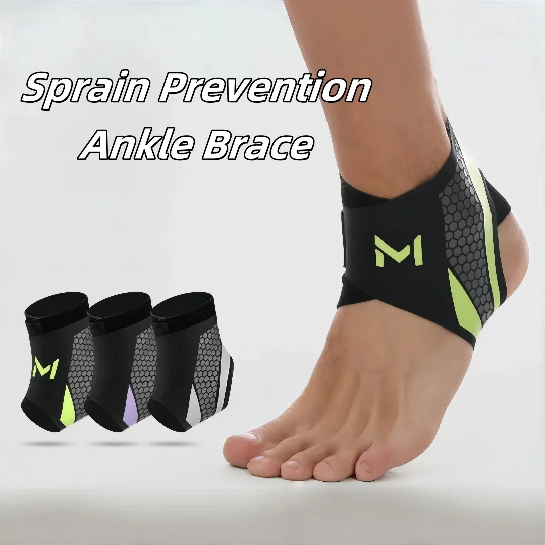 Elastische Sport-Knöchelbandage, Knöchelstützenausrüstung, Kompressions-Knöchelhülse, Gelenkschutz für die Verstauchungsprävention, Fitness, Basketball