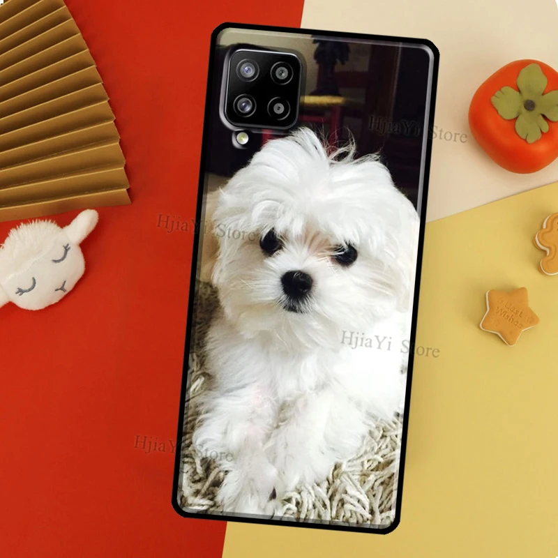 Maltese Dog Puppy Cute For Samsung Galaxy A20e A21S A50 A70 A72 A51 A71 A52 A02S A12 A42 A31 A41 A42 Phone Case