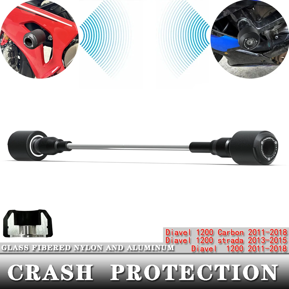 

For Ducati Diavel 1200 2011-2018 / 1200 strada 2013-2015 / Diavel 1200 Carbon 2011-2018 motorcycle Crash Protection Bobbins