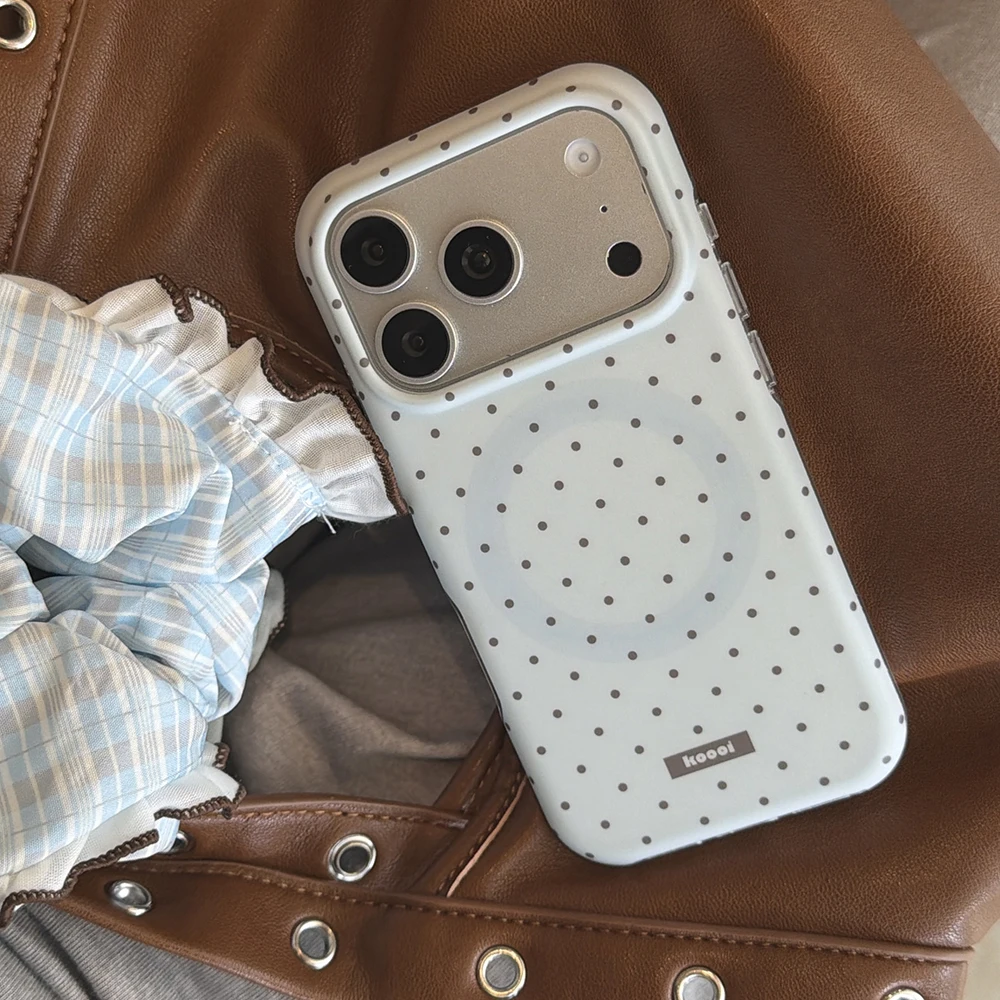 جراب هاتف مغناطيسي لطيف بنقاط  - مراجعة Phone Cases Burga وسعره