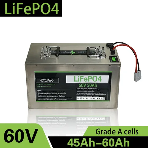 LiFePO4 60V 45Ah 50Ah 60Ah リチウム電池 3000 ワットミニ電動 3 輪大人電動三輪車カバーモビリティスクーター用