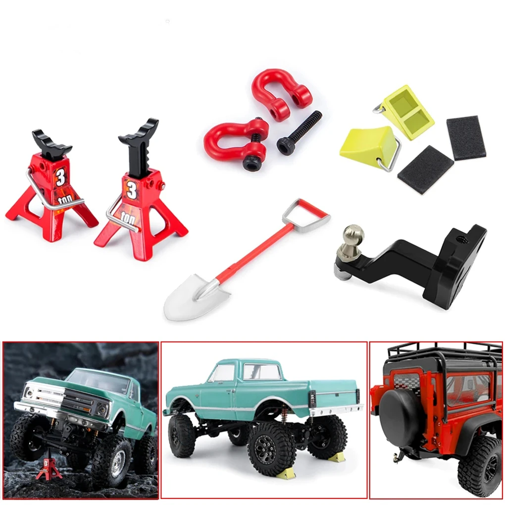 

Aluminum Alloy 1/18 1/24 Tow Hook For Axial FMS Trx4m Scx24 Fcx24 Fcx RC Car Part RC Car Accessories Replacement Parts