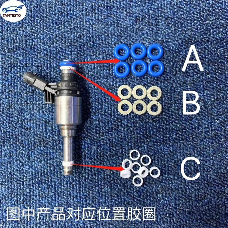 

Для Audi A4LQ5/A5/A3 Volkswagen Magotan Tiguan новый Passat Mingrui CC 1,8 2,0 T Топливная форсунка резиновое кольцо ремонтные комплекты