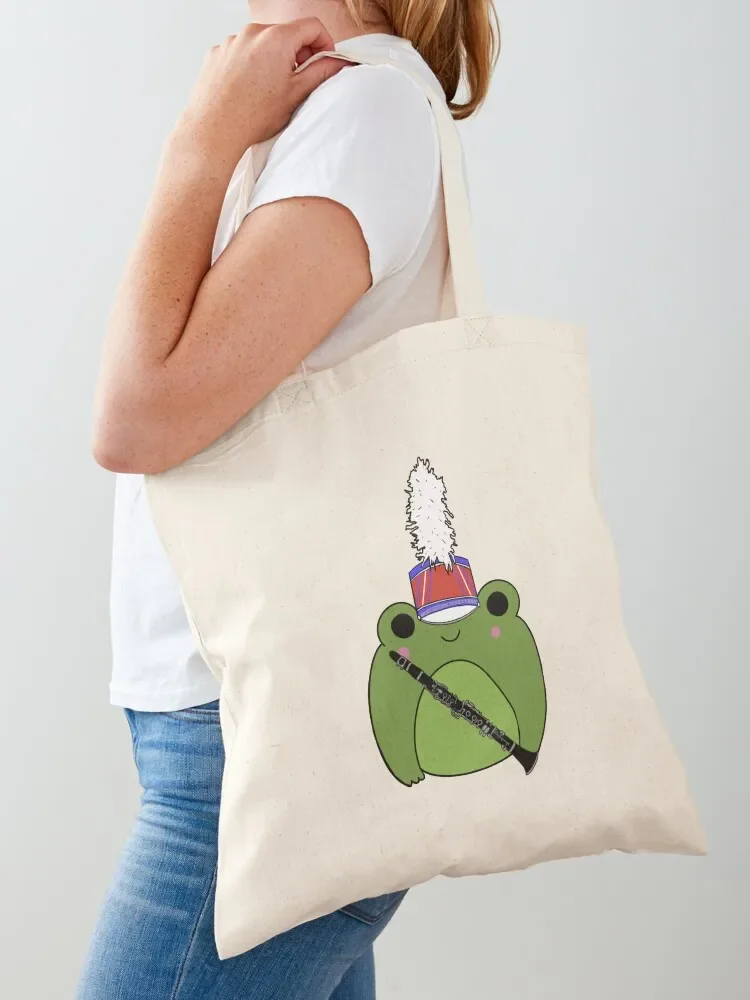 Marching Clarinet Froggie Tote Bag cute pouch bag Women's Large bags for women