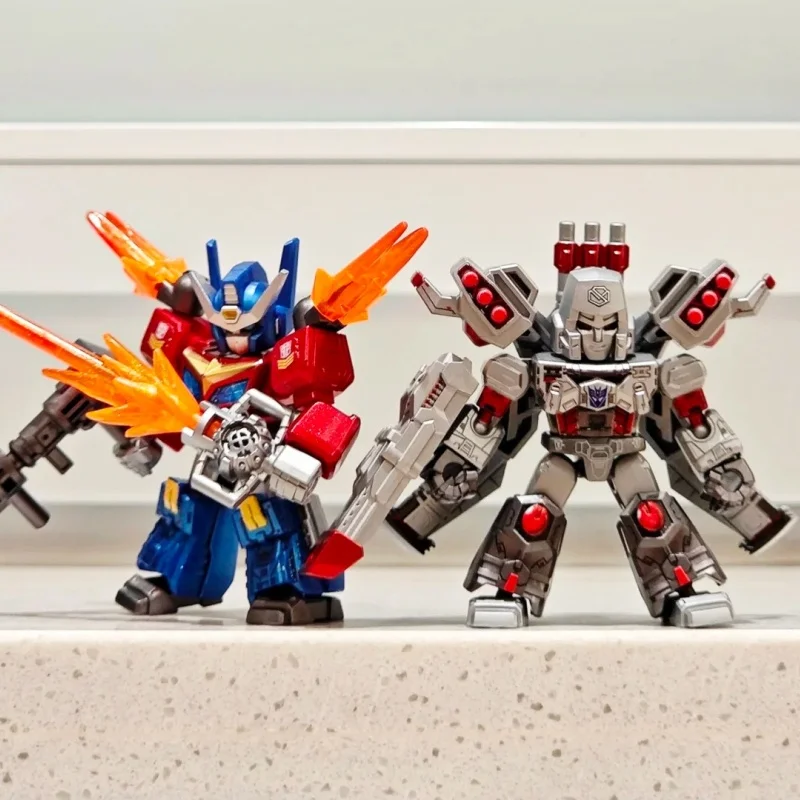 Blokees Hot Sale Original Transformers Defender V8 Return Of Convoy Star Optimus Prime Blind Box Toy Super Megatron Figure Gift