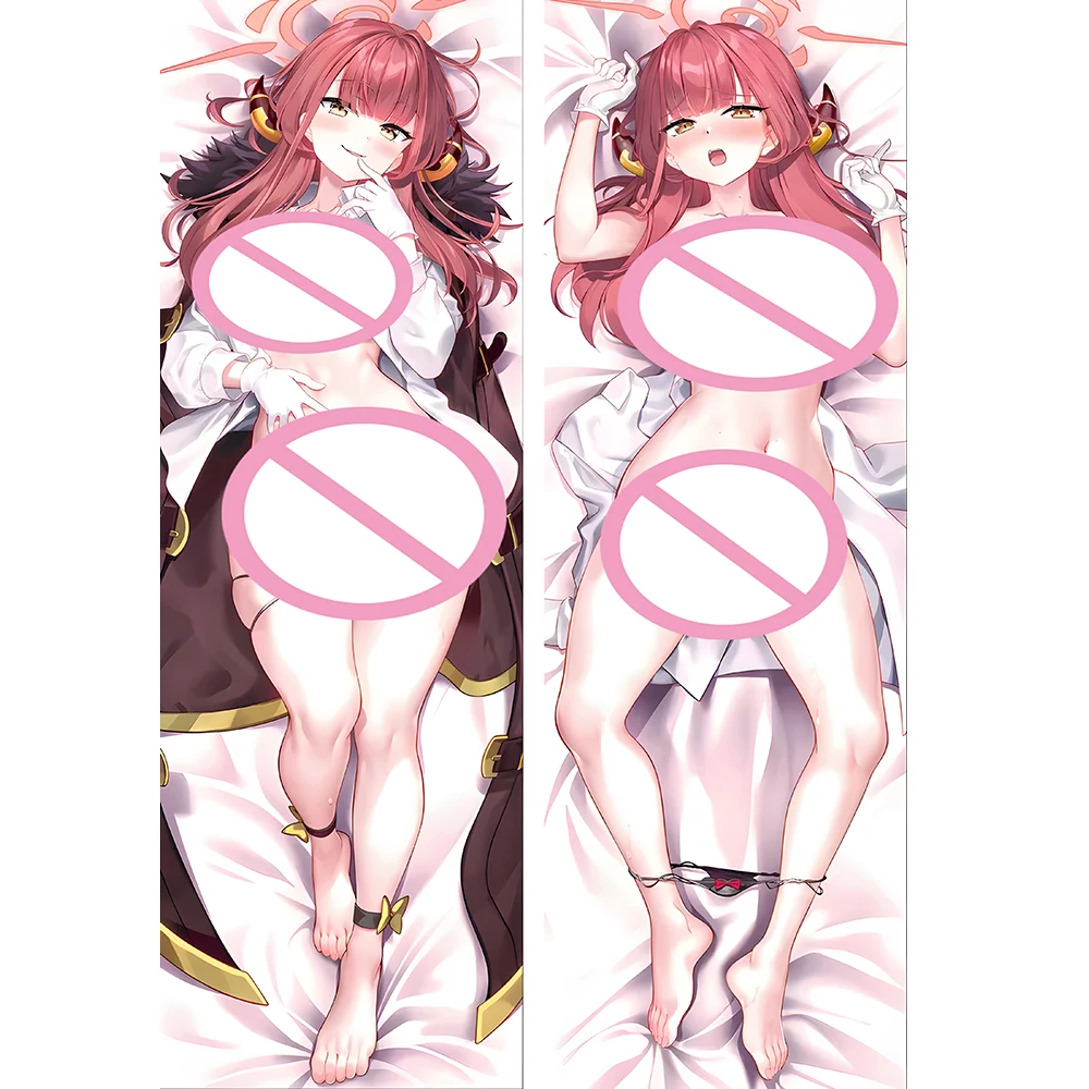 Dakimakura Blue Archive Rikuhachima Aru Body Pillowcase 50X150 Bedding Cosplay Props Pillow Cover Otaku Cushion Cover Room Decor