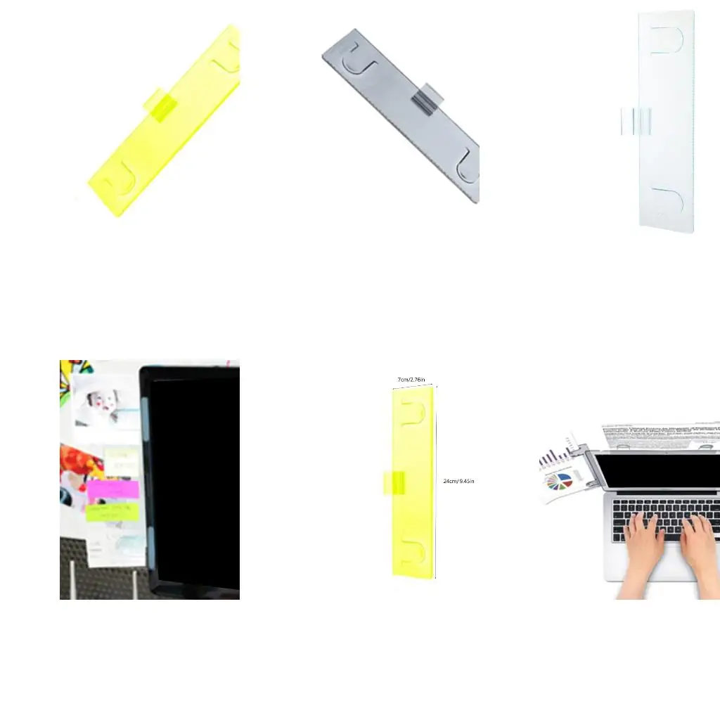 

Monitor Document Holder Clip Copy Holder for Typing, Document Paper Holder Clip