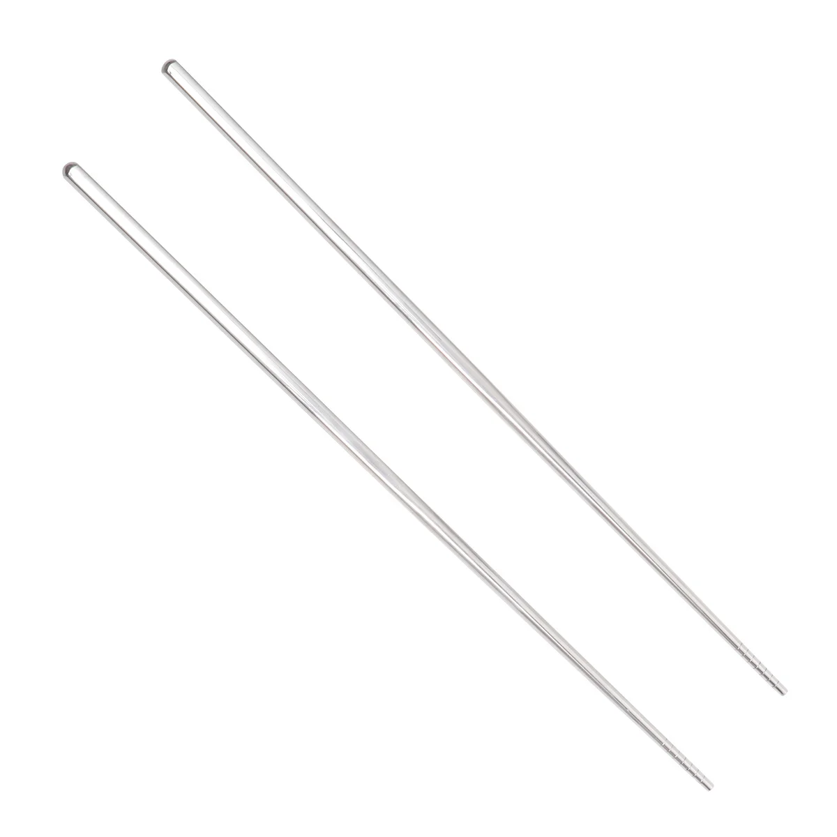 

2Pair Stainless Steel Anti-Slip Long Chopsticks Extra Long Skid Resistance Cooking Chopsticks for Camping Hot Pot Bbq