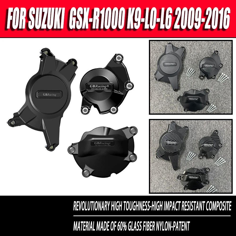 

For SUZUKI GSX-R1000 2009 2010 2011 2012 2013 2014 2015 2016 Engine Protection Engine Cover GSXR1000 K9 & L0-L6 Protective Case