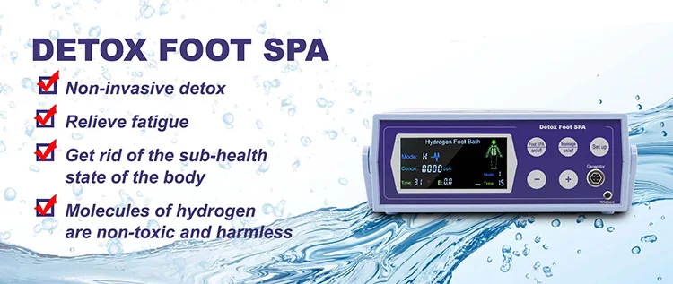 Sdyfu Ion Hydrogen Detox Foot Bath Machine Ionic Foot Spa Machine Detox Foot Bath