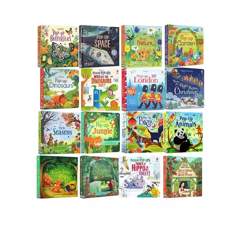 

English original 3D stereoscopic picture book Pop up Children's intellectual development popular science fairy tales books