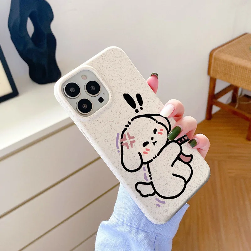 Gourde Cute Fun Puppy Cartoon patterns  Phone Case for Iphone 16 15 14 12 13 11 Pro Max IP 7 8 Plus Iphon X XS XR Xs Max