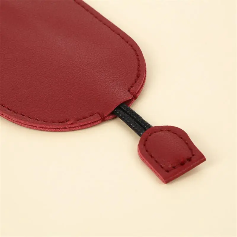 New Covered Key Case Soft Leather Dustproof Storage Car Key Storage Bag Snap-Type Compact Portable Key Case  For Car Products