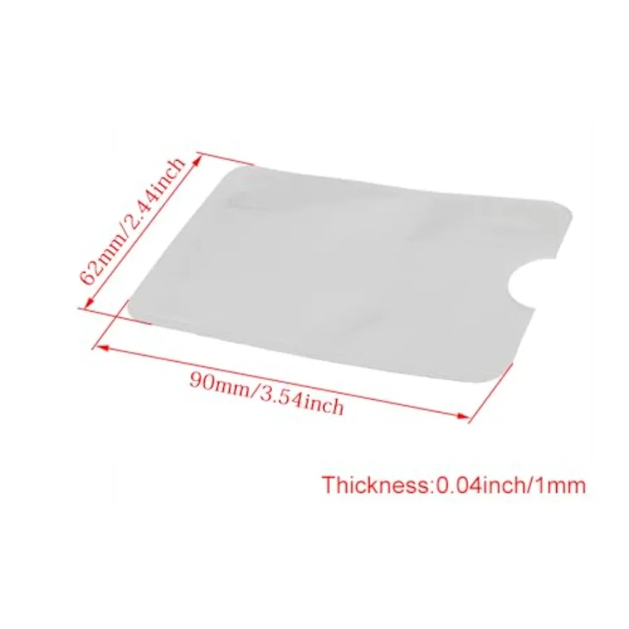 Porta carte di credito con blocco RFID, protezione sicura, foglio di alluminio, confezione da 10 tipi 1