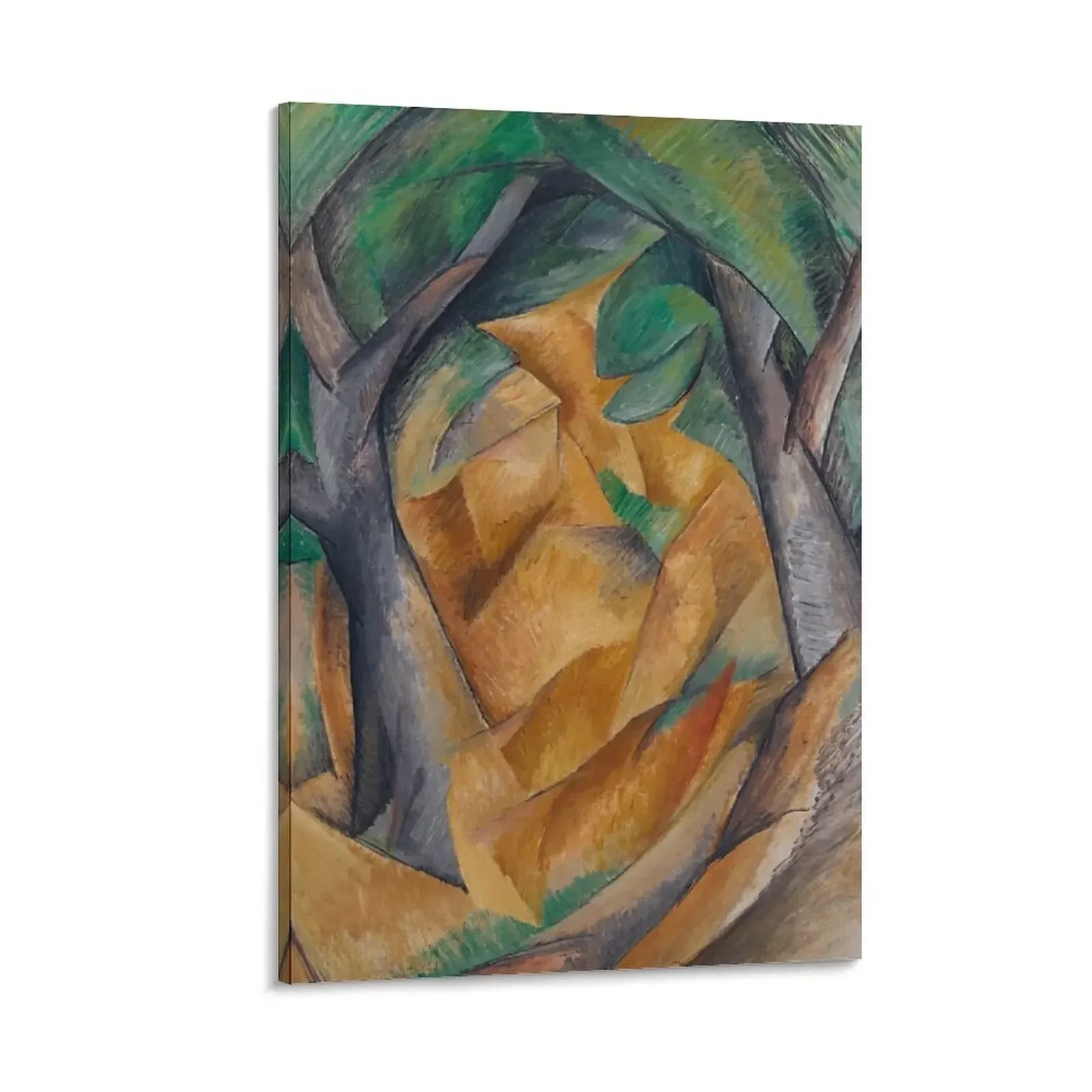 

Trees at L'Estaque by Georges Braque (1882-1963) Canvas Painting Decoration bedroom home decor decorative pictures for the room