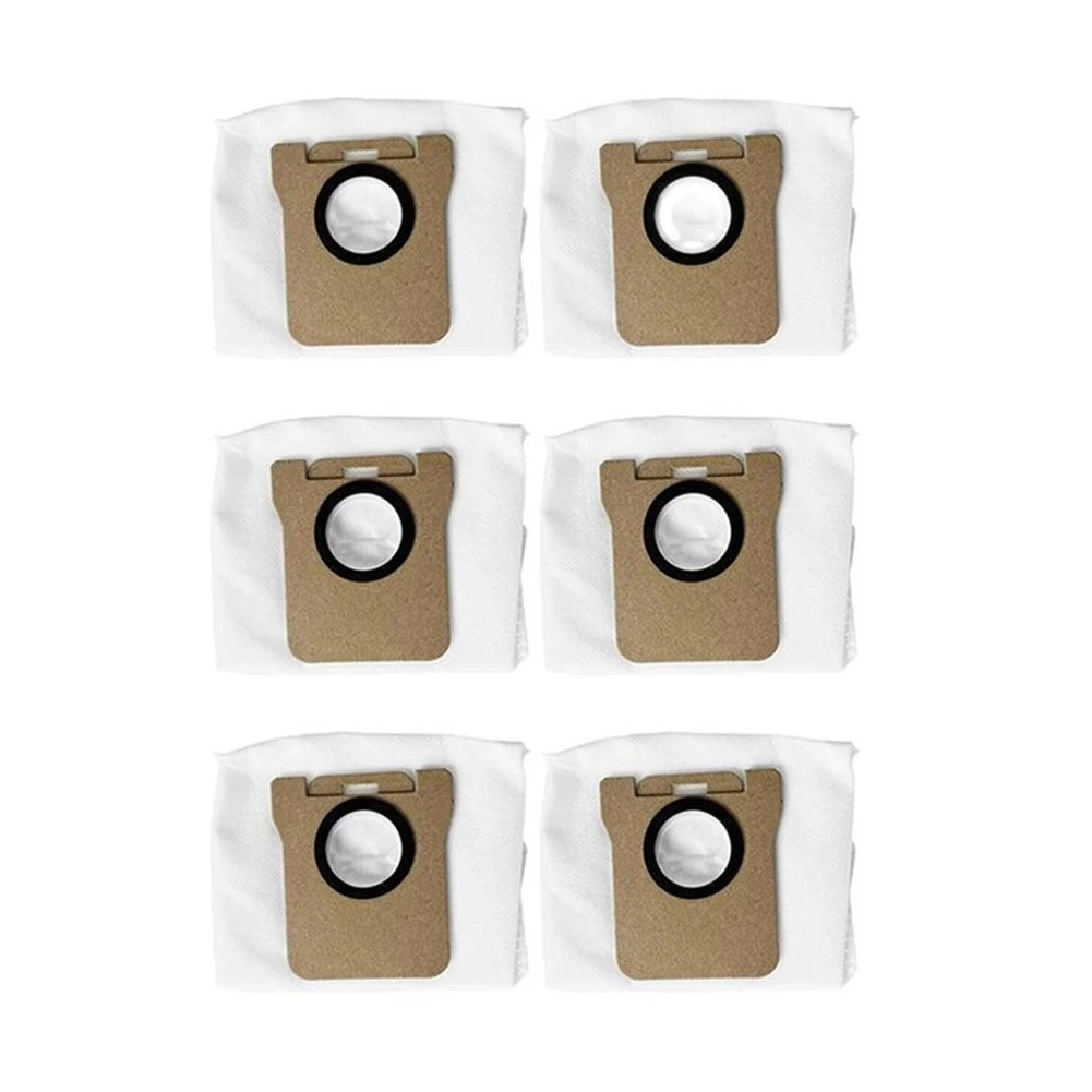 6PCS for Dreame Bot L10S Ultra/Mijia B101CN/Dream S10 S10 Pro Robot Vacuum Cleaner Replacement Parts Dust Bag