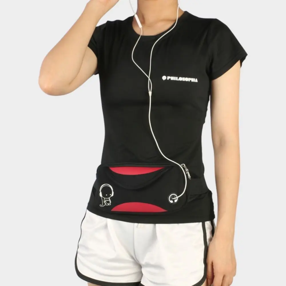 

Waterproof Running Waist Bag Invisible Adjustable Running Waist Pack Portable Reflective Strip Sports Fanny Pack