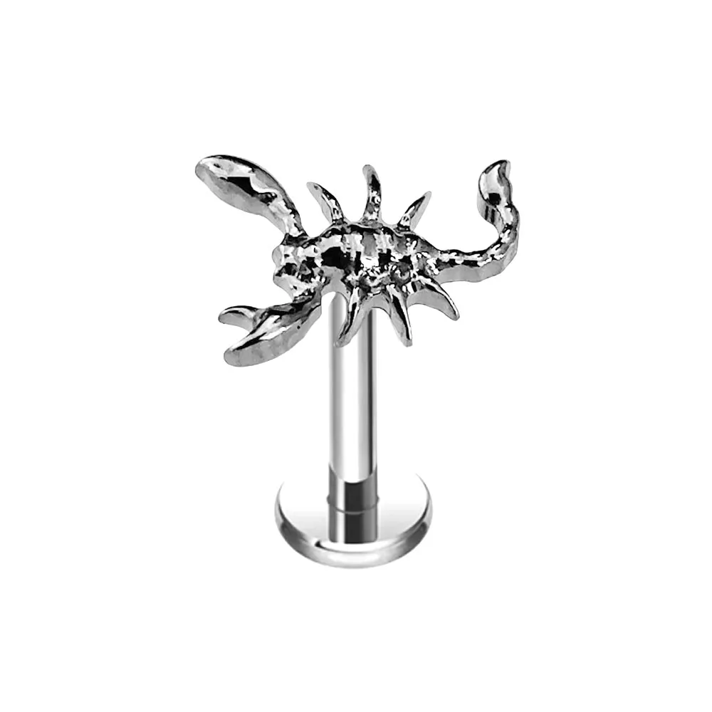 Titanium Snake Bee Drop Butterfly Labret Piercing Earring