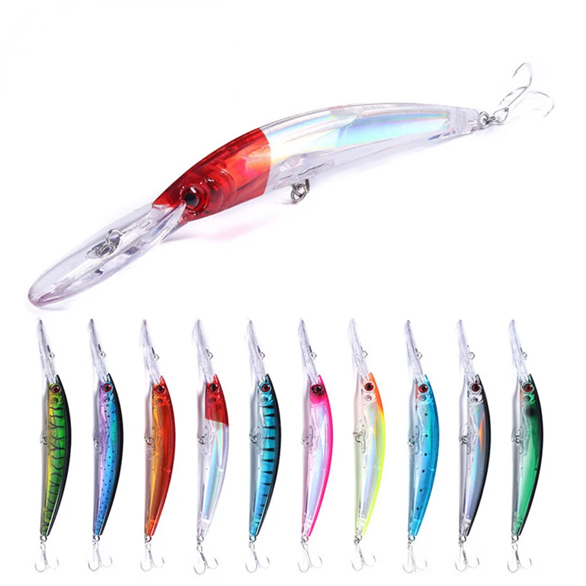 

KNCONAN 17cm 23.5g Minnow Fishing Lure Laser Artificial Bait 3D Eyes Fishing Wobblers Pike Carp Bait Crankbaits Fishing Tackle