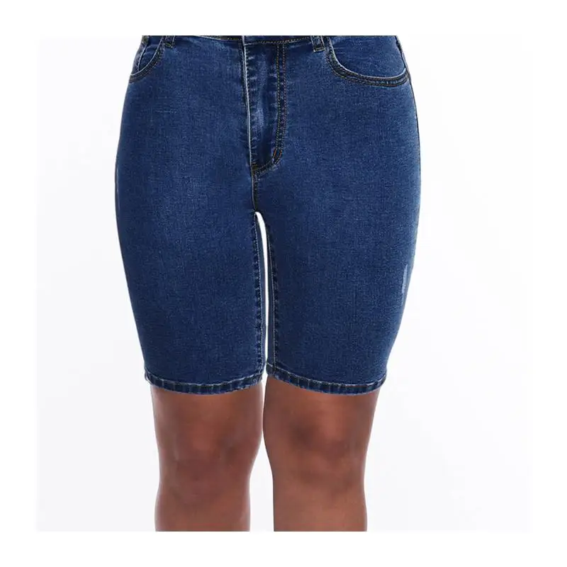 Jeans di media lunghezza casual attillati a gamba dritta più venduti eBay transfrontalieri da donna Faion Stagione primaverile Lunghezza cinque quarti