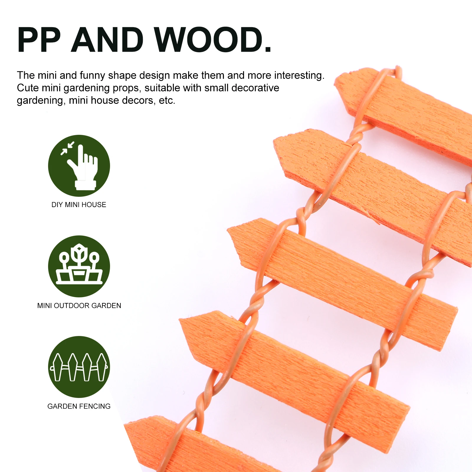 7PCS Miniature Park เก้าอี้ตกแต่ง PP วัสดุไม้ของขวัญ DIY L scape Bonsai Garden naments พลังงานแสงอาทิตย์