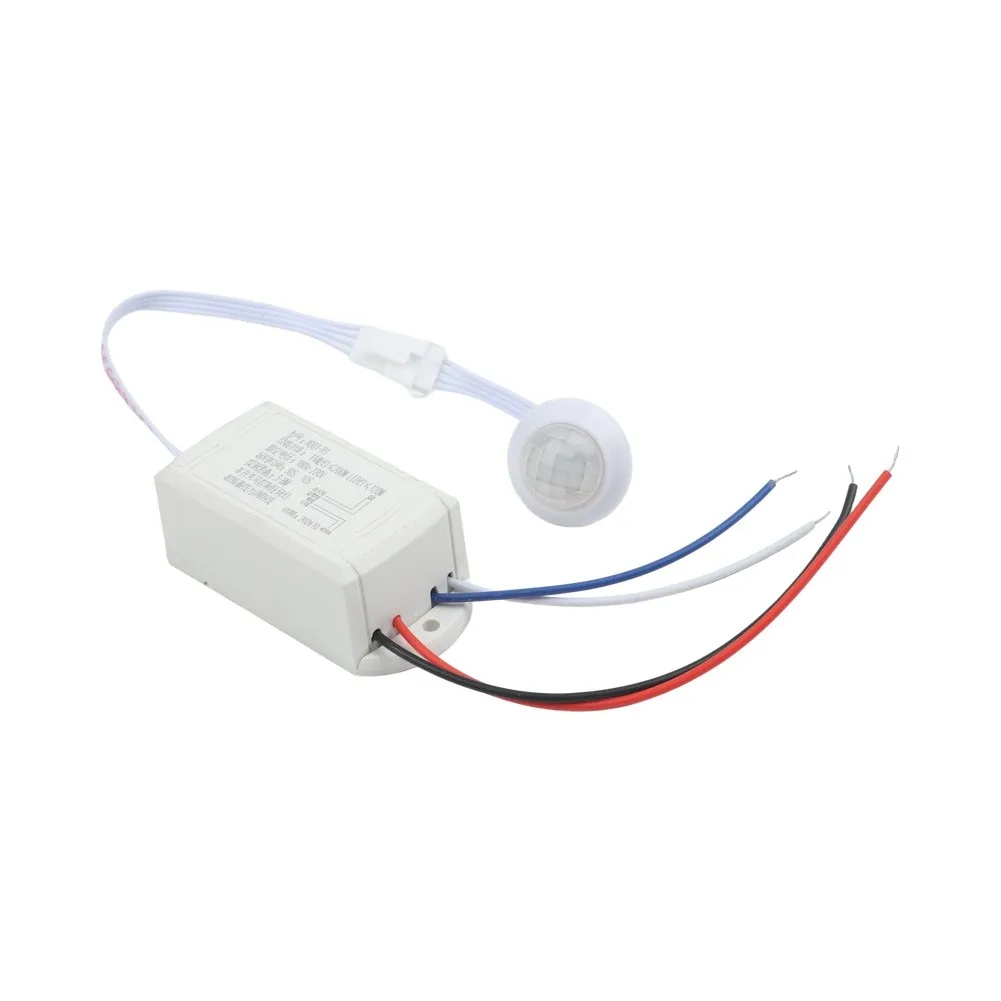 for Smart Motion Sensor Infrared Sensor Switch White Energy Savings AC 180V-240V Compatible Compact Discreet Design