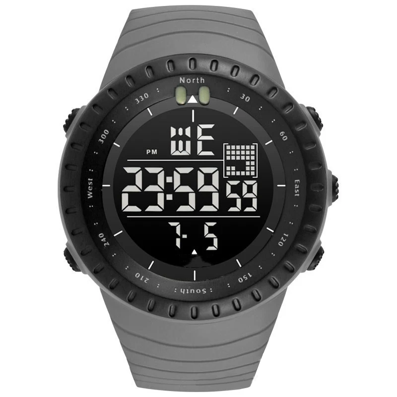 YIKAZE Military Men Sports Wristwatch Digital Multifunction Men's Watches Waterproof Clock Student Electronic Watch for Man