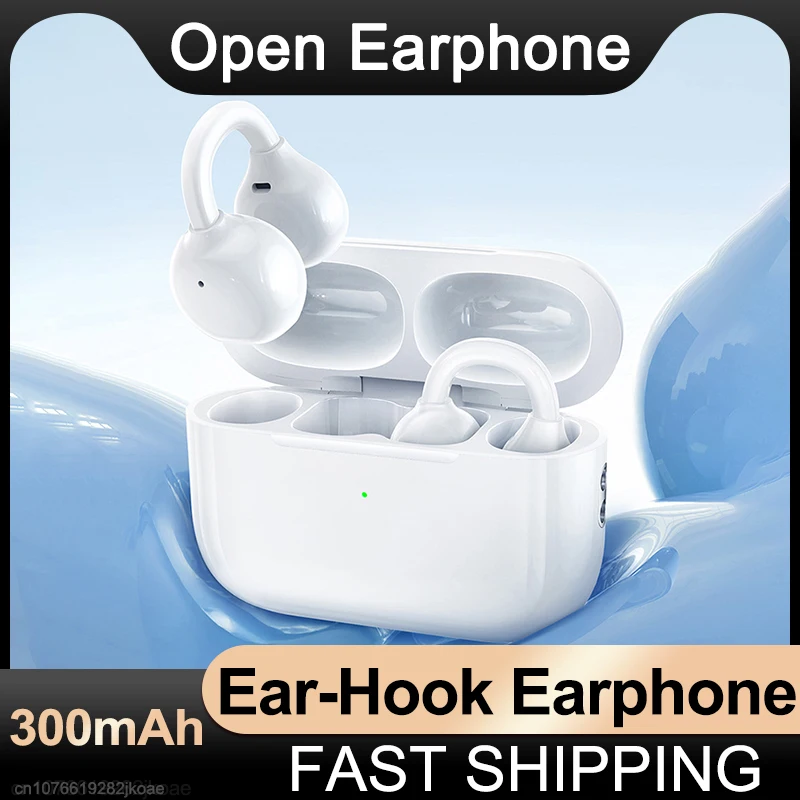 M11 Earphones OWS Open Wireless Bluetooth Game Music Headsets HiFi Stereo Sport Earbuds HD Mic Call Ear Clip Headphones 300mAh