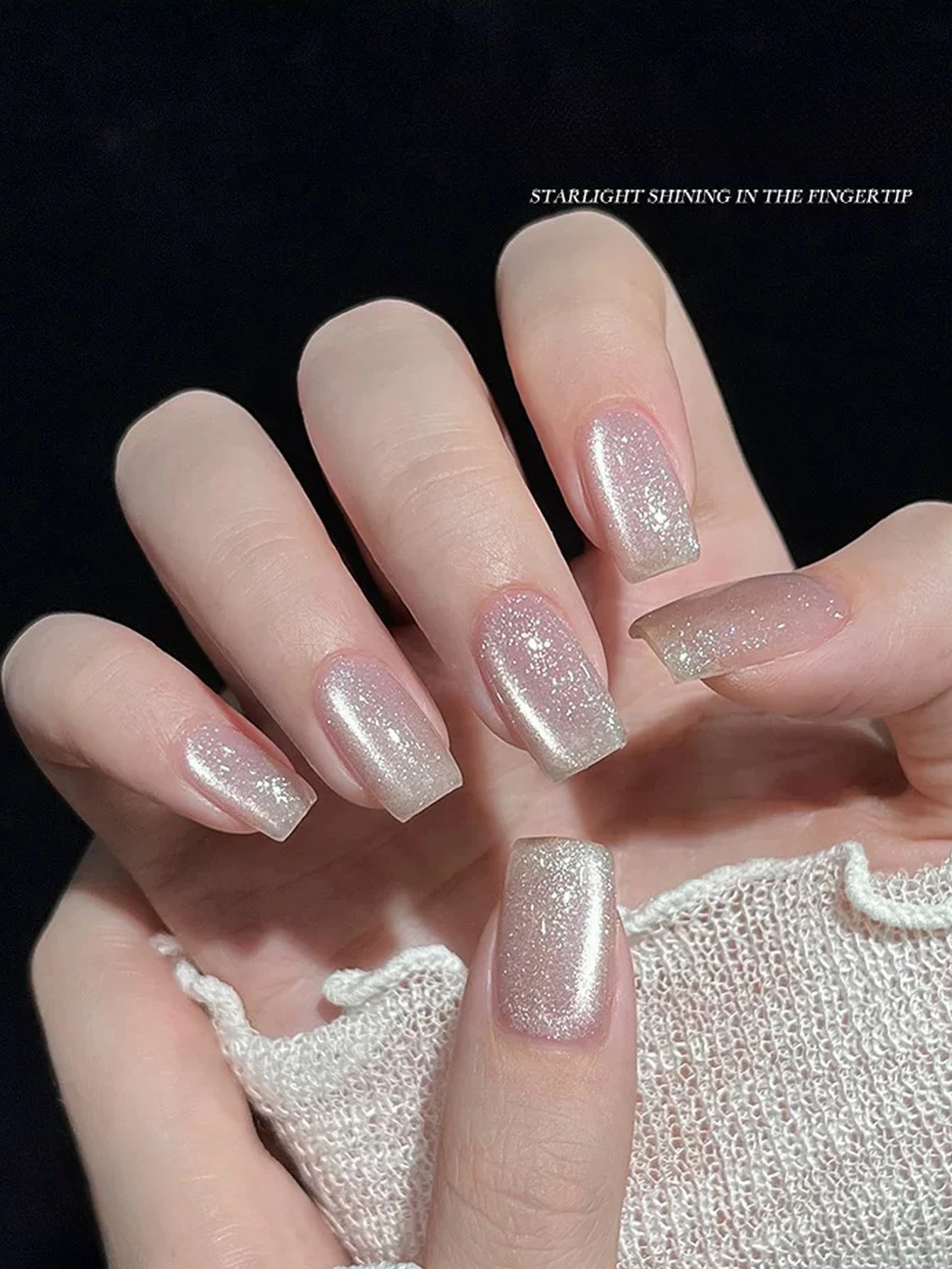 

1pcs TC 2025 New Romantic Sparkling Pink White Cat Eye Nail Art Nail Supplies Popular Dreamy Star Moon Cat Eye Gel Nail Polish
