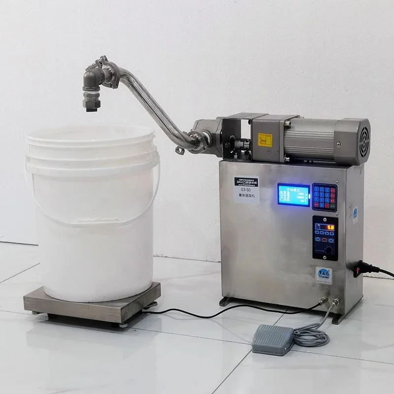 

Small fully automatic sesame paste honey pear paste weighing and quantitative filling machine high viscosity liquid filling mach