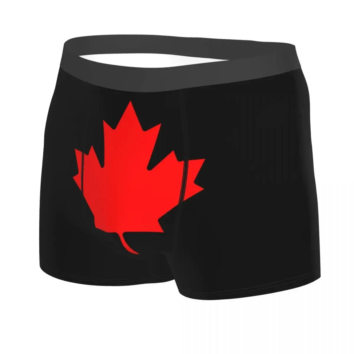 Canada Maple Leaf Canadian Flag Boxer Shorts For Men 3D Printed Male Underwear Panties Briefs Stretch Underpants