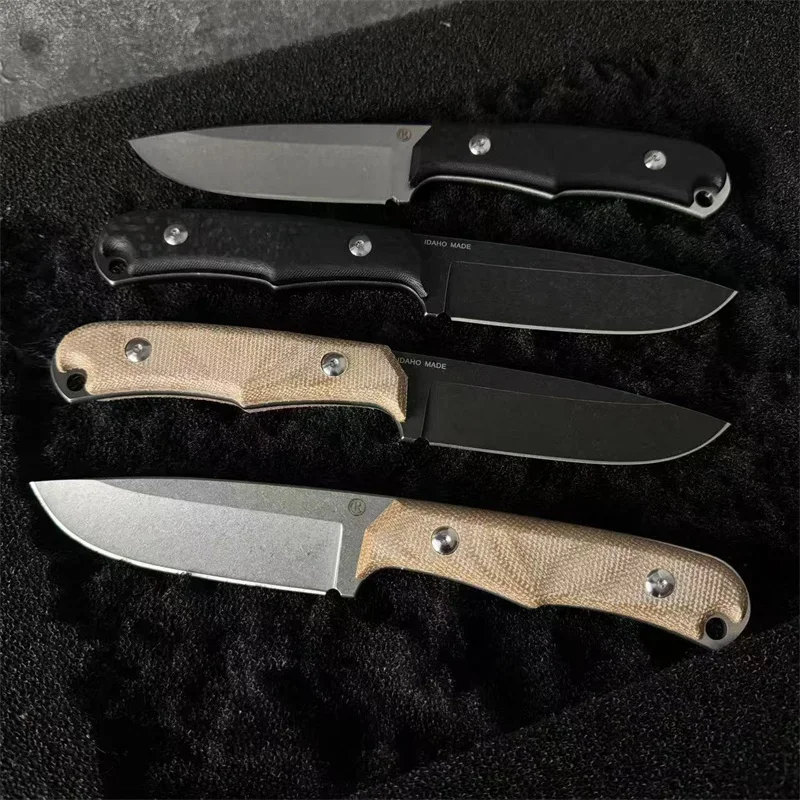 

Straight R Knife Outdoor EDC Portable G10/linen Handle D2 Blade Camping Hunting Survival Portable Multitools Hand Knives EDC