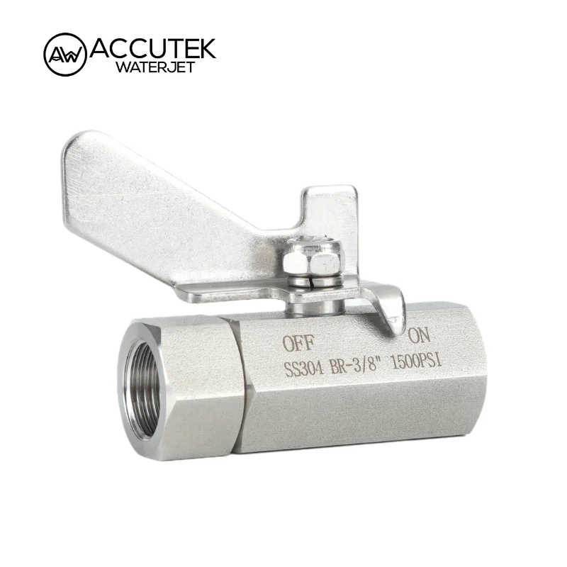 

AW® 304 Stainless Steel Mini Ball Valve Female Thread BSPP 1/4 3/8 1/2 3/4 High Pressure 1500Psi