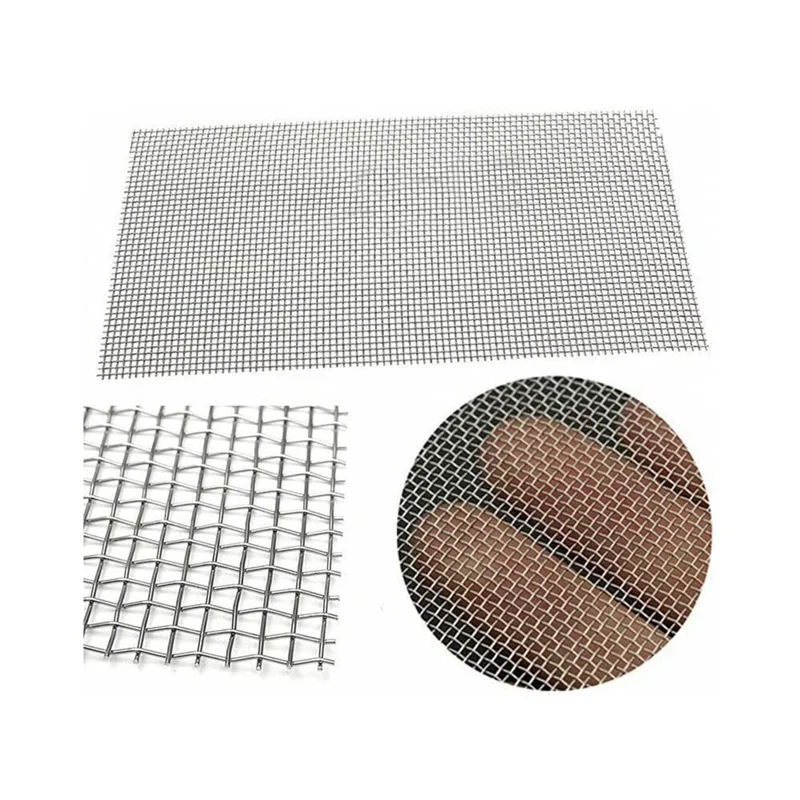 10Pieces Plastic Welding Mesh Reinforcing Stainless Steel Wire Mesh Screen for Thermoplastic Repairs,Plastic Welding Kit