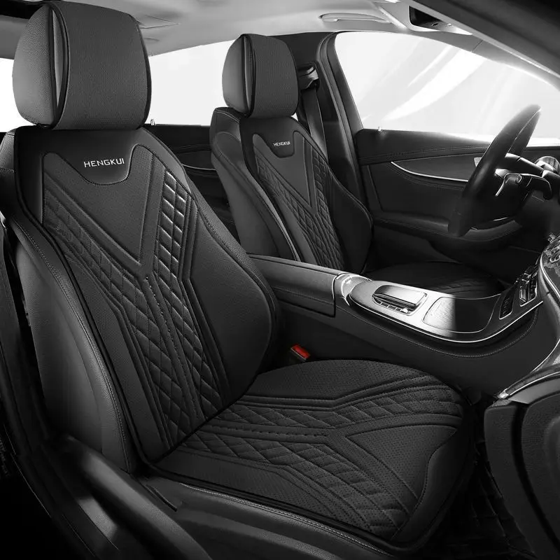 

Универсальный чехол на автомобильное сиденье, всесезонный автомобильный дышащий кожаный чехол на седло для автомобильных сидений, защитный чехол, подушки для автомобильных сидений