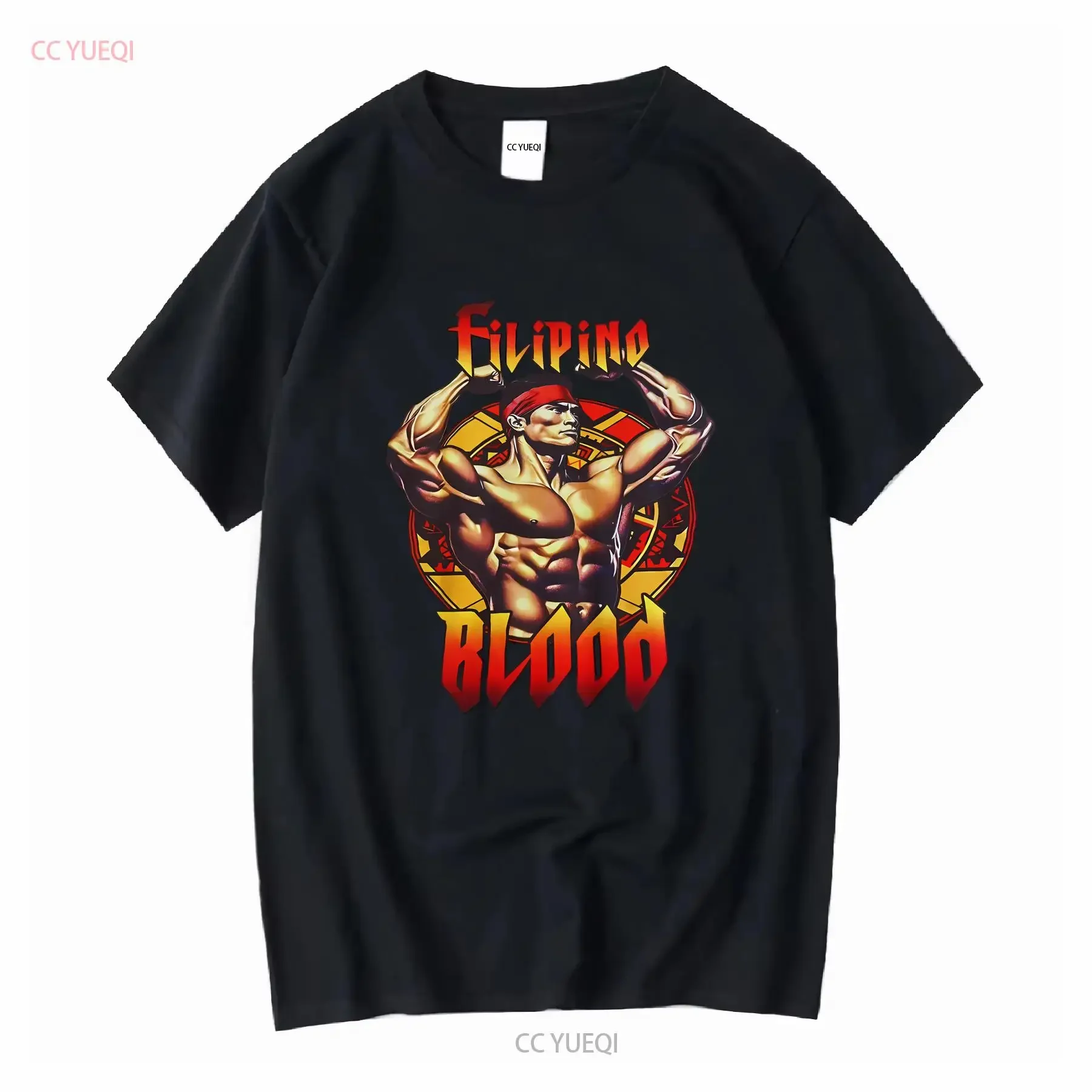 Camiseta Filipino Strength Blood, diseño Vintage de los años 90, nueva impresión de algodón pesado, mangas largas o cortas, vintage, lavado, versátil, Unisex