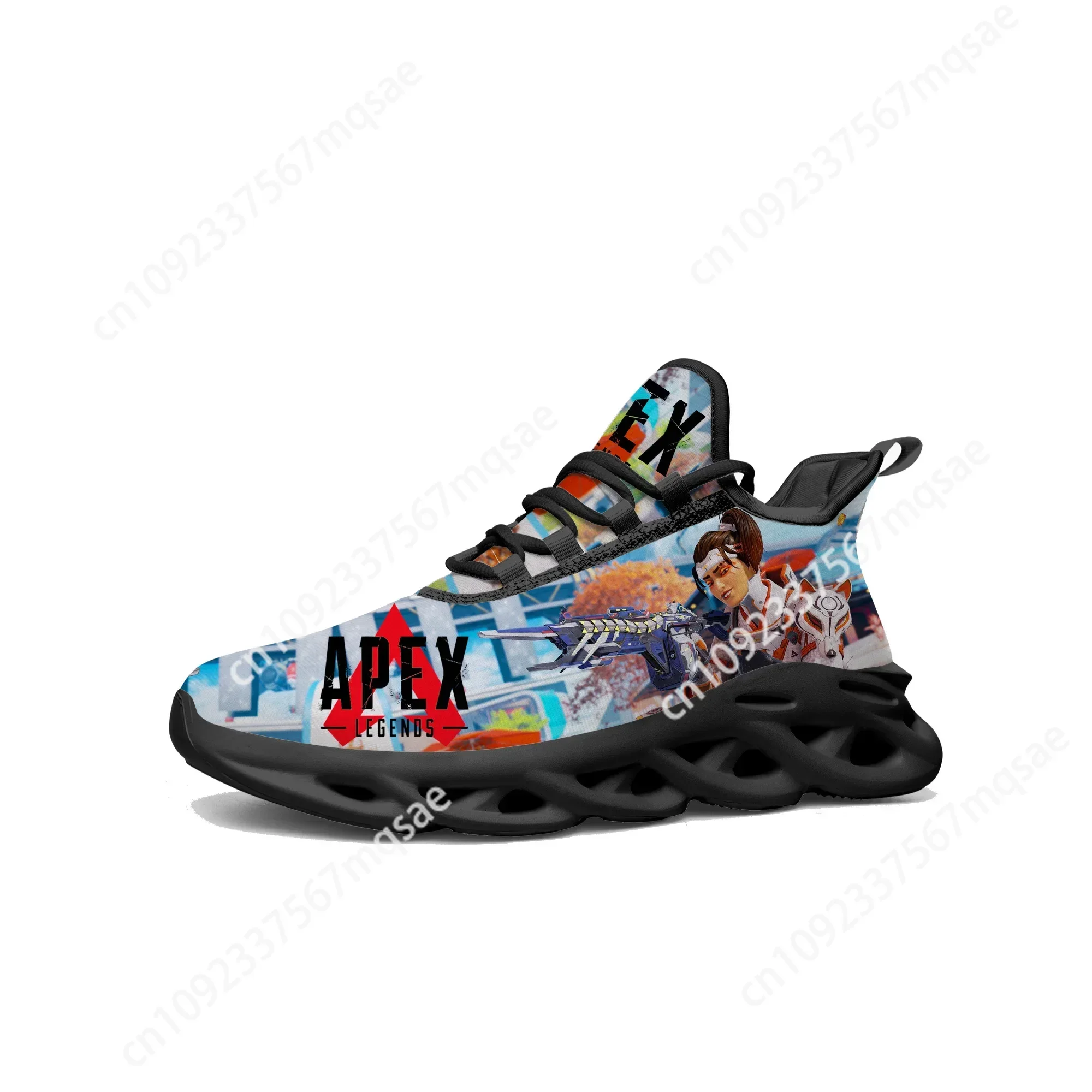 Apex Legends Rampart Fuse Sneakers Cartoon Game Mens Womens Teenager Sports Running Shoes High Quality Tailor Made Lace Up Shoes